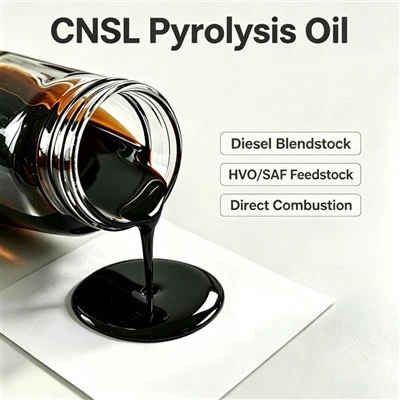 Biocombustible, aceite de pirólisis CNSL